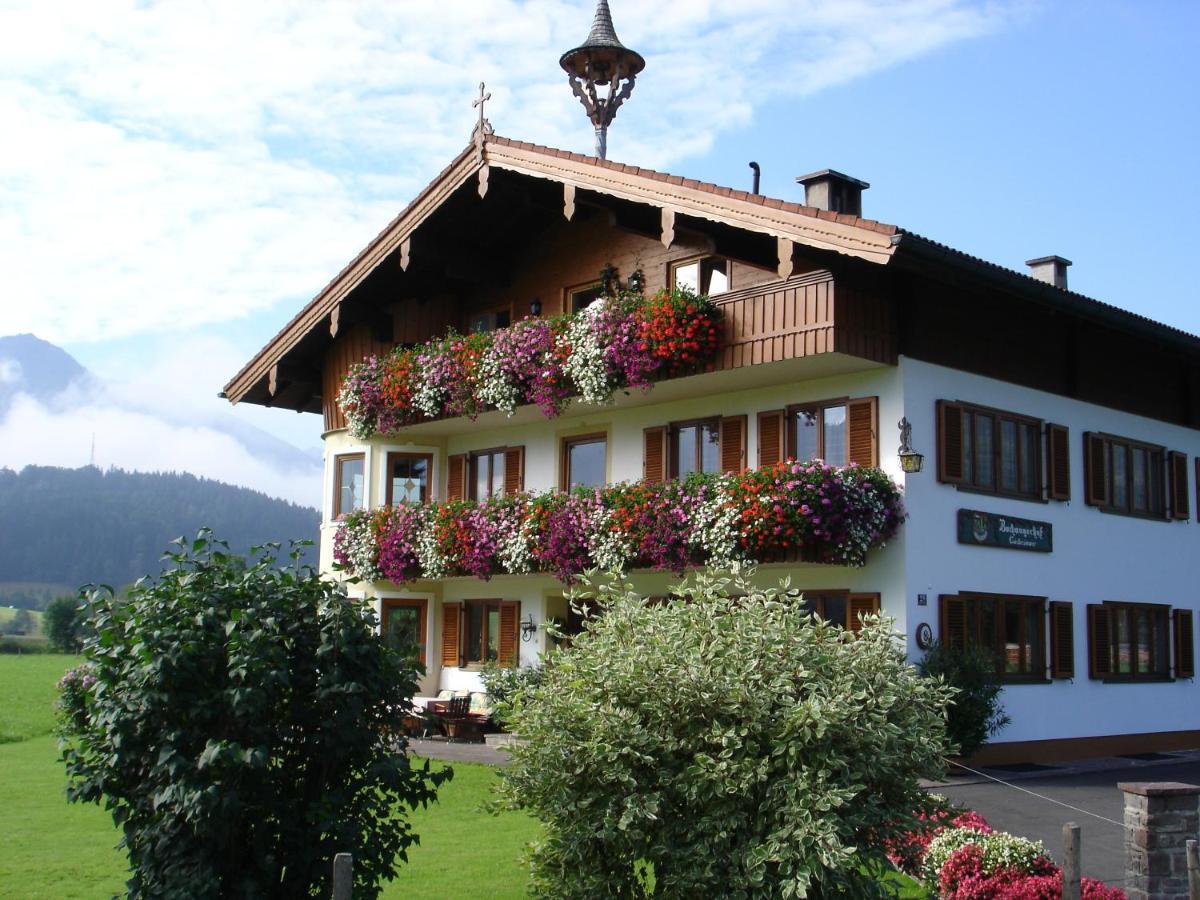 Bio-Bauernhof Bachangerhof Kössen Exterior foto